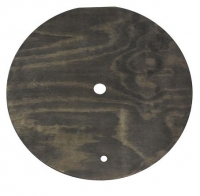 E14266 COVER-SPARE TIRE-CORRECT THICKNESS-5 PLY-FINISHED IN BLACK STAIN-61-62