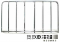 E14700 TEMPORARILY UNAVAILABLE RACK KIT-LUGGAGE-6 HOLE DESIGN-CHROME-WITH MOUNTING HARDWARE-SPECIAL-68-75