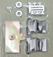 E14780 SEAT BELT CONVERSION ASSEMBLY-3 POINT-VERTICAL MOUNT-CHROME LIFT BUCKLE-COLORS-PAIR-63-67