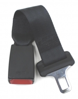 E14815 EXTENSION-SEAT BELT-12-PLASTIC END RELEASE BUCKLE-BLACK-7 PANEL WEB-EACH-05-10