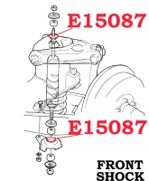 E15087 RETAINER-SHOCK MOUNT BRACKET-EACH-53-82