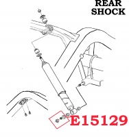 E15129 MOUNTING KIT-SHOCK ABSORBER-REAR LOWER-6 PIECE-53-82