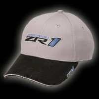 E15452 CAP-SILVER-BLACK-ZR1