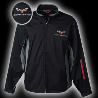 E15541 JACKET-BLACK-C6 MATRIX CORVETTE