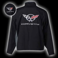 E15542 JACKET-BLACK-C5 MATRIX CORVETTE