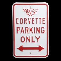 E15784 SIGN-C5 CORVETTE PARKING