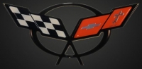 E15795 SIGN-C5 CORVETTE FRONT EMBLEM