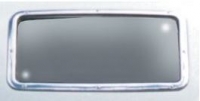 E15986 LENS-LICENSE PLEXIGLASS-REAR-53-55