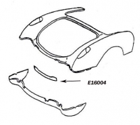 E16004 BONDING STRIP-REAR-58-60