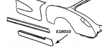 E16010 PANEL-ROCKER-PRESS MOLDED-WHITE-LEFT-56-60