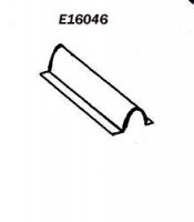 E16046 TUNNEL-DRIVE LINE-PRESS MOLDED-WHITE-56-62