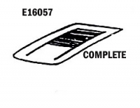 E16057 HOOD-ASSEMBLY-PRESS MOLDED-WHITE-58