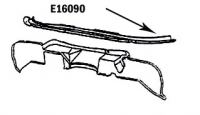 E16090 REINFORCEMENT-UPPER COWL-PRESS MOLDED-WHITE-58-62