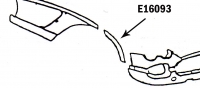 E16093 PANEL-WHEEL OPENING FRONT-PRESS MOLDED-WHITE-RIGHT HAND-62