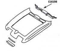 E16198 PANEL-UPPER FIREWALL-PRESS MOLDED-63-67