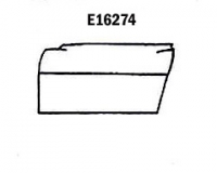 E16274 DOOR-SKIN-ROADSTER-HAND LAYUP-LEFT HAND-65-67