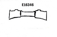 E16346 PANEL-REAR EXHAUST-PRESS MOLDED-WHITE-SIDE EXHAUST-65