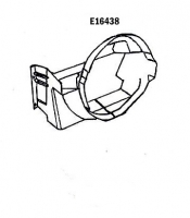 E16438 SHROUD-FAN-BIG BLOCK-PRESS MOLDED-BLACK-66-67