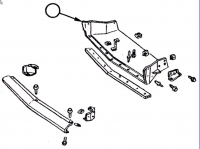 E16494 BAFFLE-LOWER RADIATOR AIR-85-89