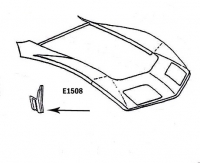 E16508 EXTENSION-COWL PLENUM-PRESS MOLDED-BLACK-RIGHT HAND-68-69