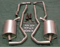 E20013 EXHAUST SYSTEM-ALUMINIZED-2.5 INCH-BIG BLOCK-427-MANUAL-68