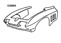 E16664 FRONT END ASSEMBLY-HAND LAYUP-65-66