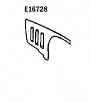 E16728 FENDER-FRONT-HAND LAYUP-RIGHT HAND-65-66