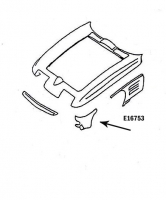 E16753 PANEL-PARK LAMP-HAND LAYUP-LEFT HAND-63-67