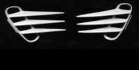 E18105 INSERT-FENDER GILL-SIDE LOUVERS-UNPAINTED-PAIR-97-04