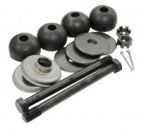 E18212 MOUNT KIT-REAR SPRING-RUBBER-ORIGINAL STYLE BOLTS-16 PIECES-63-82