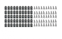 E19006 U NUT AND SCREW KIT-100 PIECES-VARIOUS USES-53-82