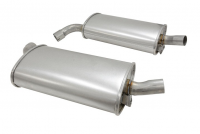 E19789 MUFFLER-STAINLESS STEEL-2 INCH-PAIR-68-72