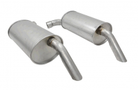 E19807 MUFFLER-ALUMINIZED-ROUND-2.5 INCH-PAIR-74