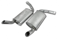 E20349 EXHAUST SYSTEM-DUAL-HEADERS AND STOCK MUFFLERS-82