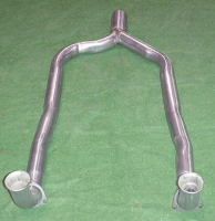E3763 PIPE-EXHAUST-FRONT-Y PIPE-STAINLESS STEEL-EXCEPT ZR1-86-91