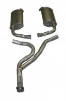 E20045 EXHAUST SYSTEM-ALUMINIZED-CAT BACK-STOCK-L48-78