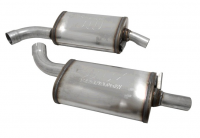 E20259 MUFFLER-MAGNAFLOW-ALUMINIZED-2.5 INCH-PAIR-63-67