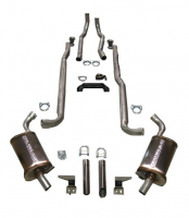 E20270 EXHAUST SYSTEM-MAGNAFLOW-DELUXE-2.5 INCH-SMALL BLOCK-327-MANUAL-64-65