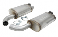 E20339 EXHAUST SYSTEM-ALUMINIZED-4 SPEED-HEADERS AND MAGNAFLOW MUFFLERS-68-72