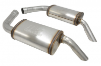 323189 EXHAUST SYSTEM-ALUMINIZED-4 SPEED/TH350-HEADERS AND MAGNAFLOW MUFFLERS-74-79