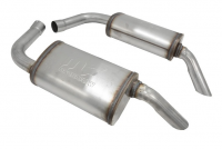 E20302 MUFFLER-MAGNAFLOW-ALUMINIZED-2.25 INCH-PAIR-75-78