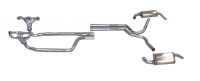 E20348 EXHAUST SYSTEM-DUAL-HEADERS AND MAGNAFLOW MUFFLERS-80-81
