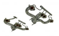 E13491 HEADER SET-EXHAUST MANIFOLD-MODIFIED-CERAMIC COATED-LIGHT PORTING-PAIR-89-91