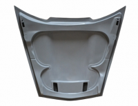 E20576 HOOD-FIBERGLASS-RAM AIR-WITH CARBON FIBER SCOOP-RK SPORT-05-13