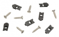 E20984 SCREW WITH J NUT SET-SLOTTED SCREW-HEADLAMP BEZEL-12 PIECES-56-57