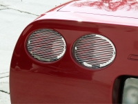 E21483 LIGHT COVER-TAIL LIGHT GRILLE-BILLET STYLE-POLISHED S/S-4 PC-97-04
