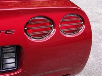 E21484 LIGHT COVER-TAIL LIGHT GRILLE-SLOTTED STYLE-POLISHED S/S-4 PC-97-04