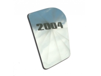 E21493 HOOD PANEL-INSERT-UPPER RIGHT-POLISHED-WITH YR ETCHING-1 PIECE-97-04