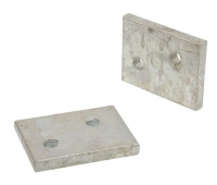 E22215 PLATE-NUT-DOOR HINGE ON BODY-DOES ONE DOOR-2 PIECES-56-62-SEE E18516