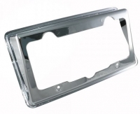 E22731 BEZEL-REAR LICENSE-CHROME-BETTER QUALITY IMPORT-68-73